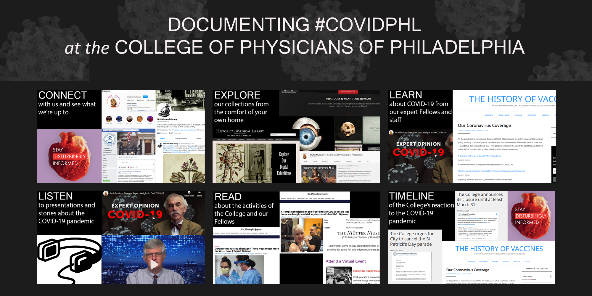 Documenting #COVIDPHL at The College of Physicians of Philadelphia
